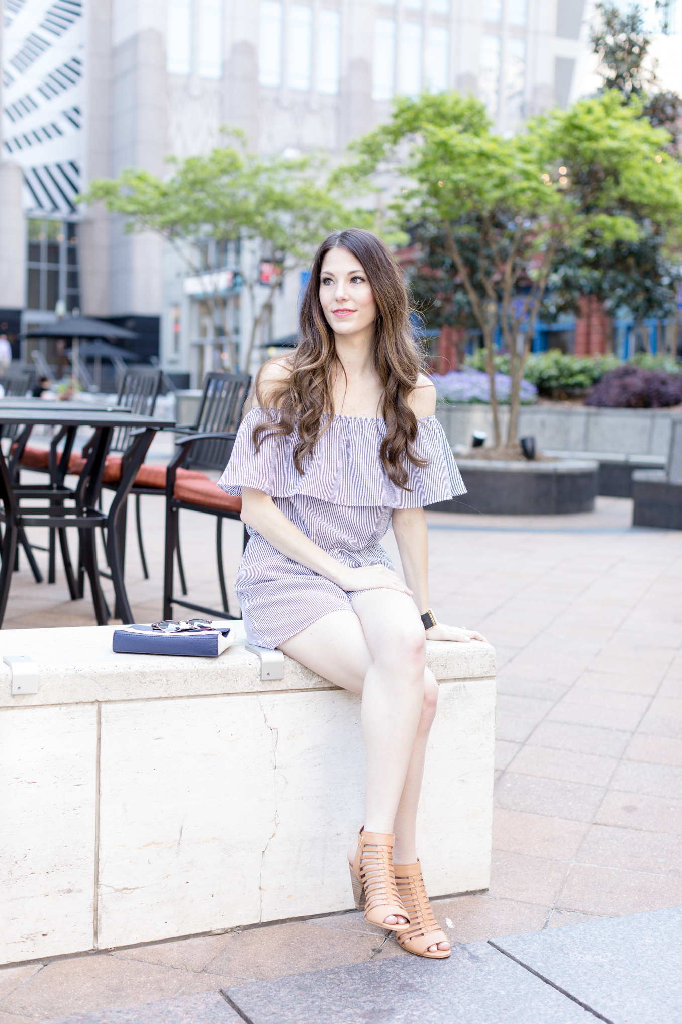 Ruffle Romper | Lifestyle blogger Elle Bowes shares a spring style inspiration.