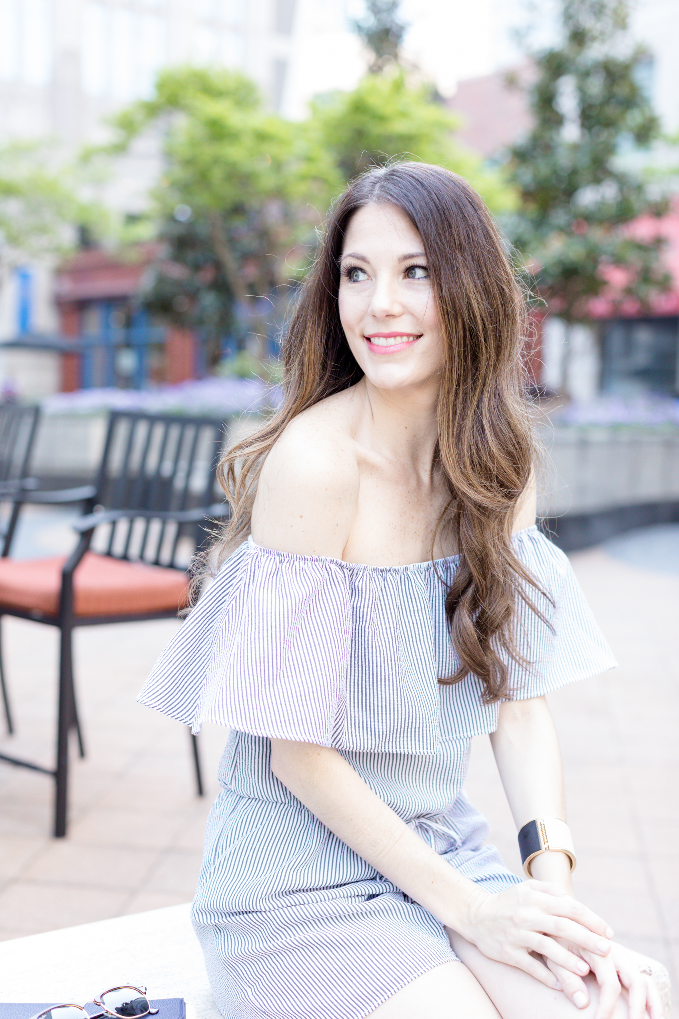 Ruffle Romper | Lifestyle blogger Elle Bowes shares a spring style inspiration.