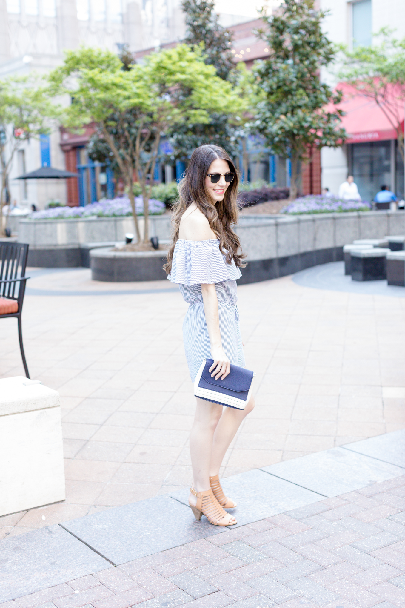 Ruffle Romper | Lifestyle blogger Elle Bowes shares a spring style inspiration.
