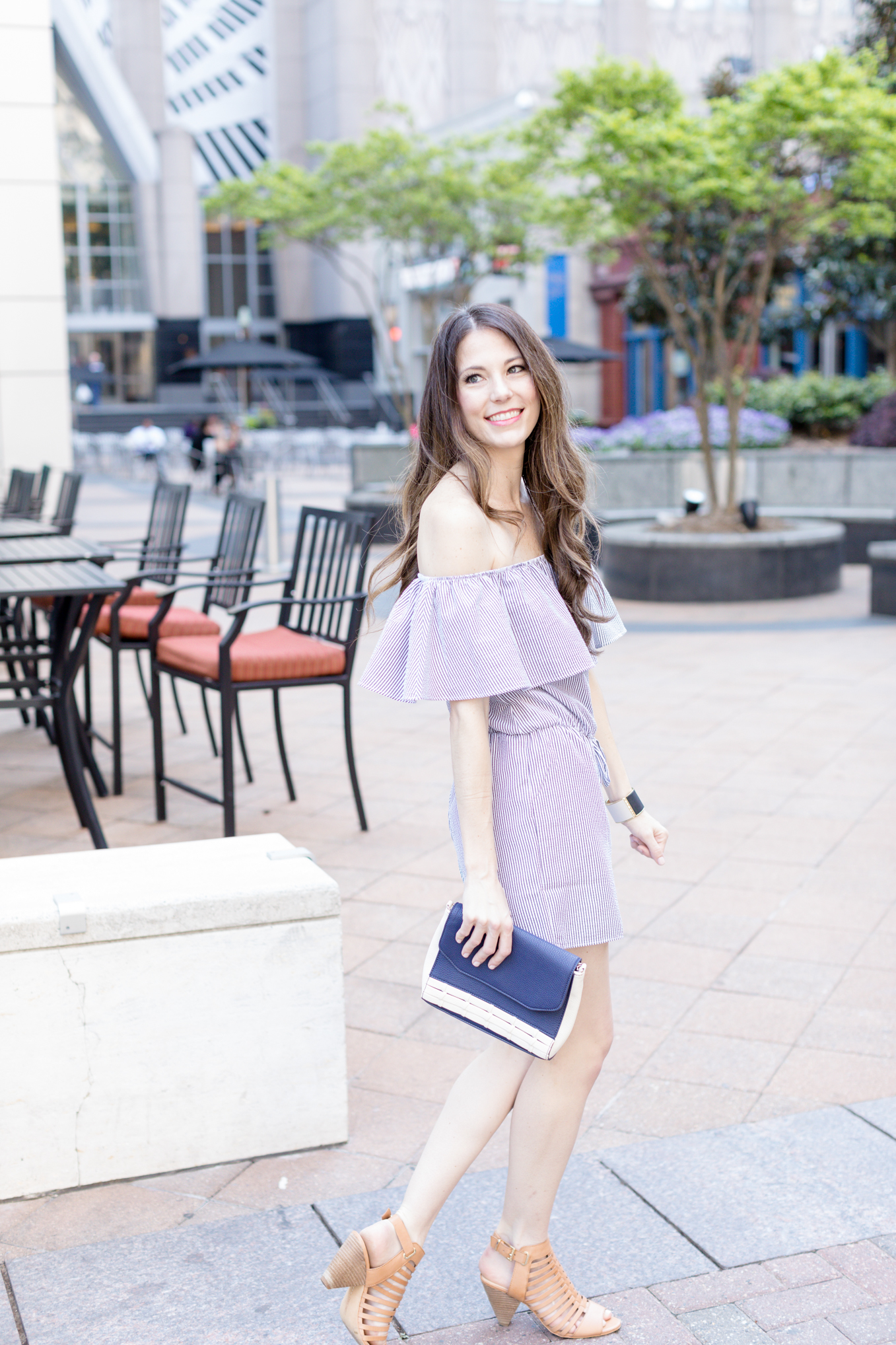 Ruffle Romper | Lifestyle blogger Elle Bowes shares a spring style inspiration.