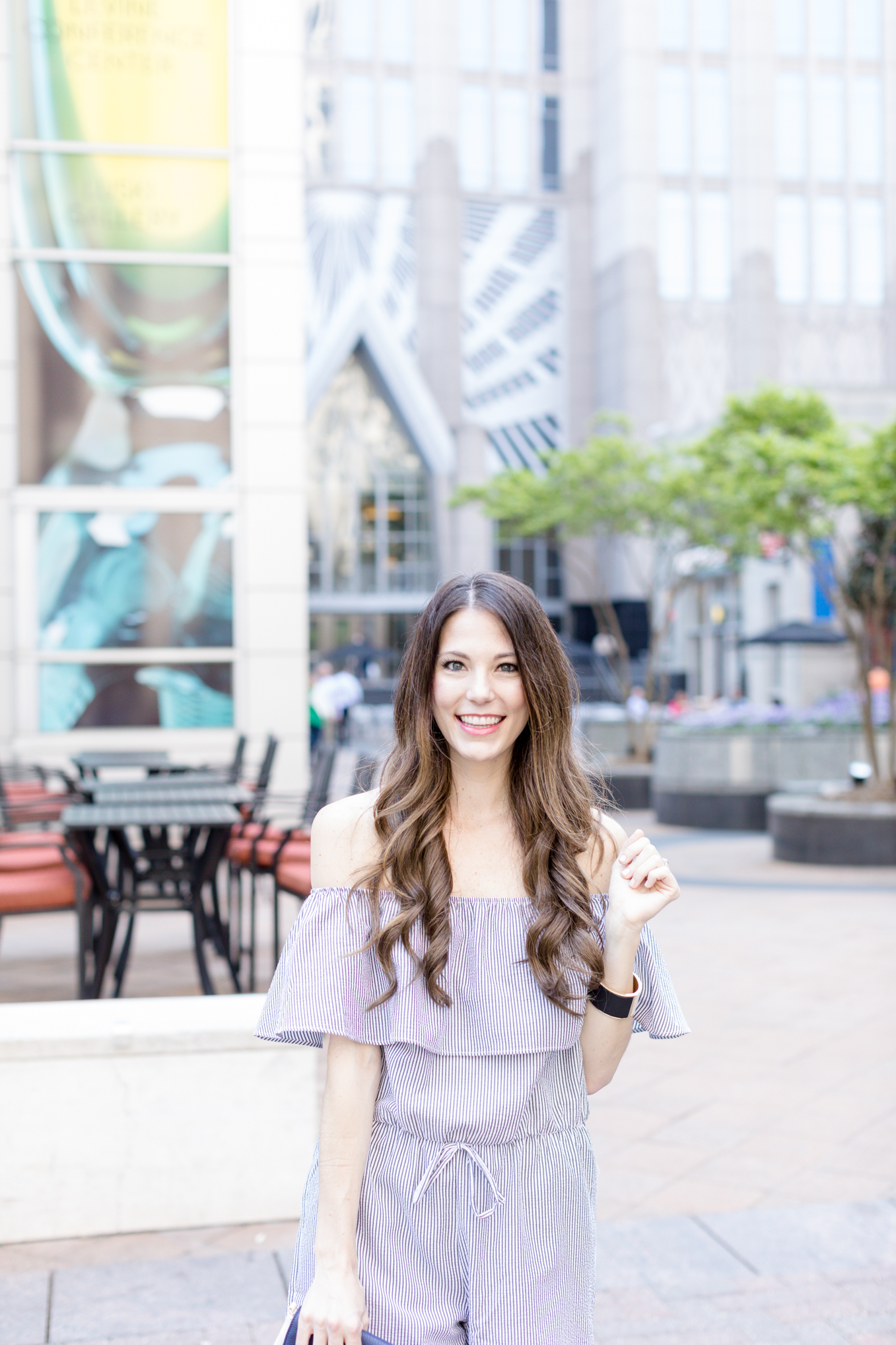 Ruffle Romper | Lifestyle blogger Elle Bowes shares a spring style inspiration.