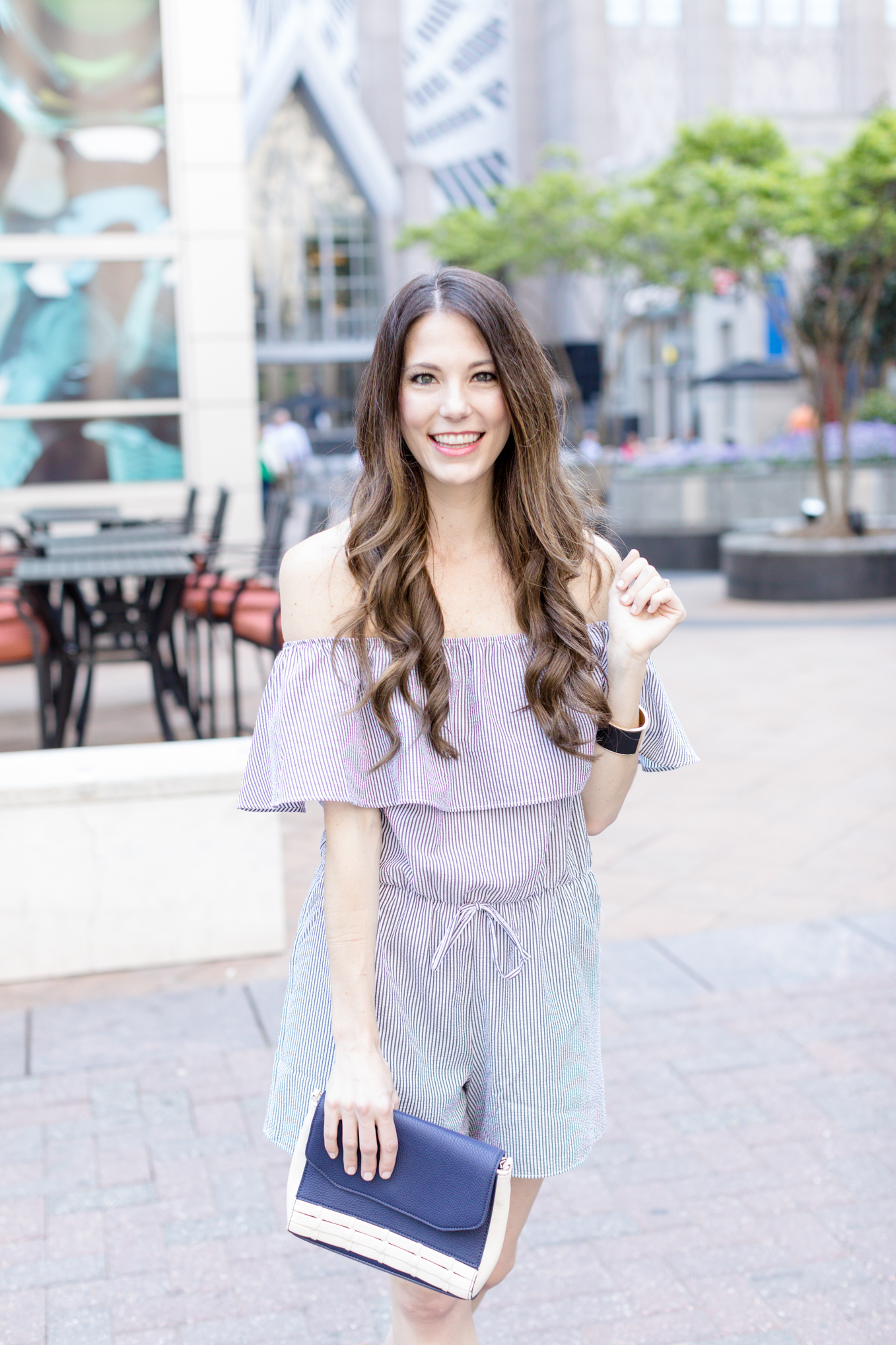 Ruffle Romper | Lifestyle blogger Elle Bowes shares a spring style inspiration.