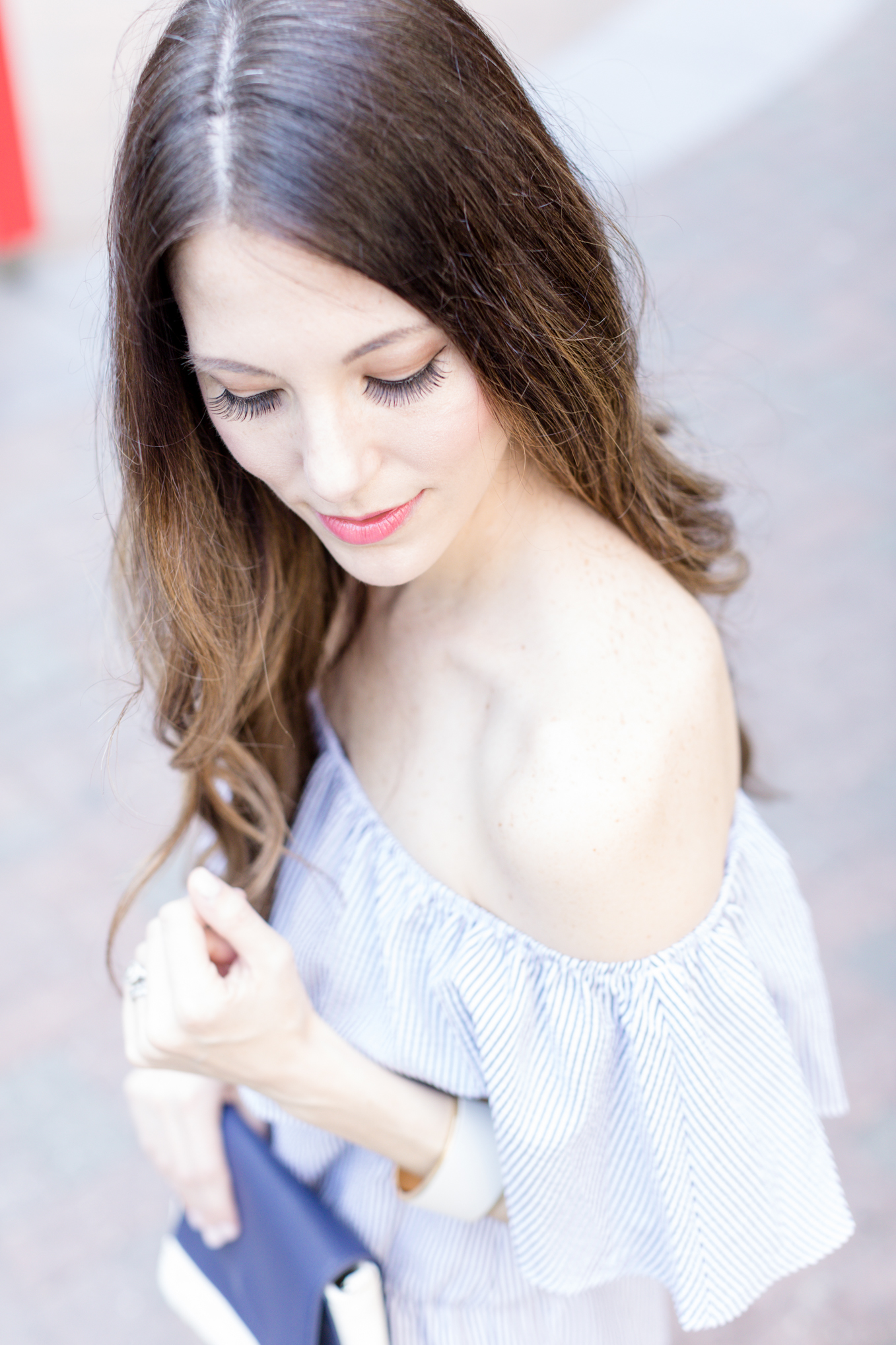 Ruffle Romper | Lifestyle blogger Elle Bowes shares a spring style inspiration.