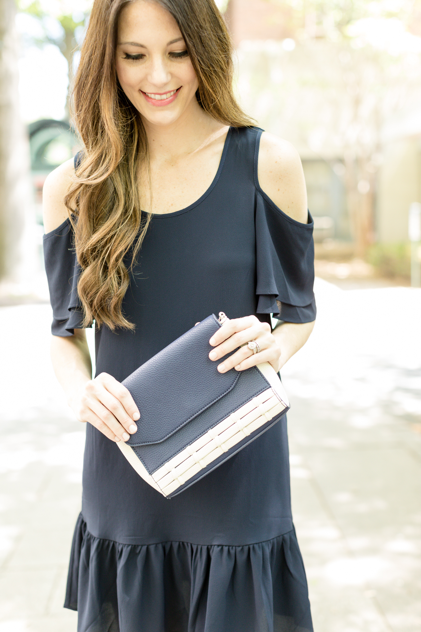 Little Navy Dress | Lifestyle blogger Elle Bowes shares a summer style twist on the LBD