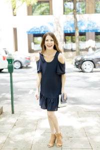 Ruffle Romper | Lifestyle blogger Elle Bowes shares a spring style inspiration.