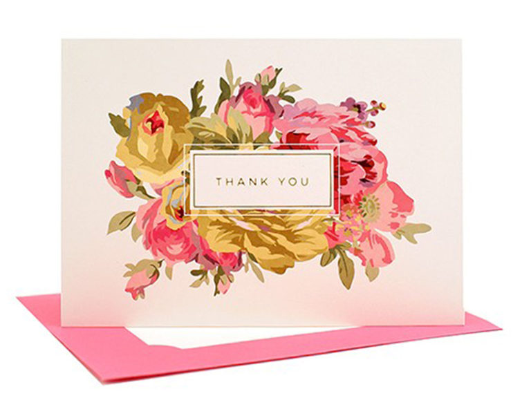 Thank You Card | By Lifestyle blogger Elle Bowes