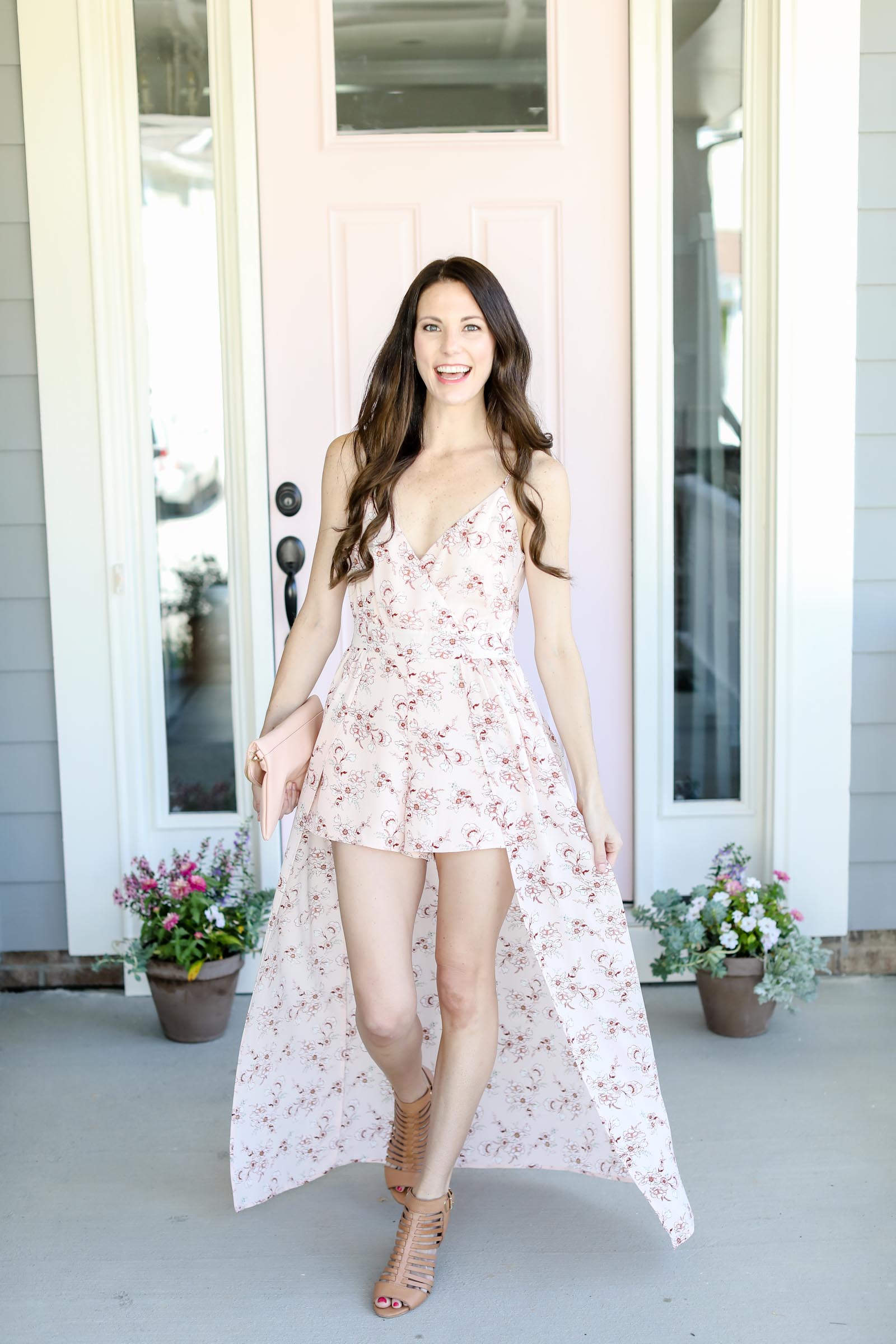 floral romper dress | elle bowes