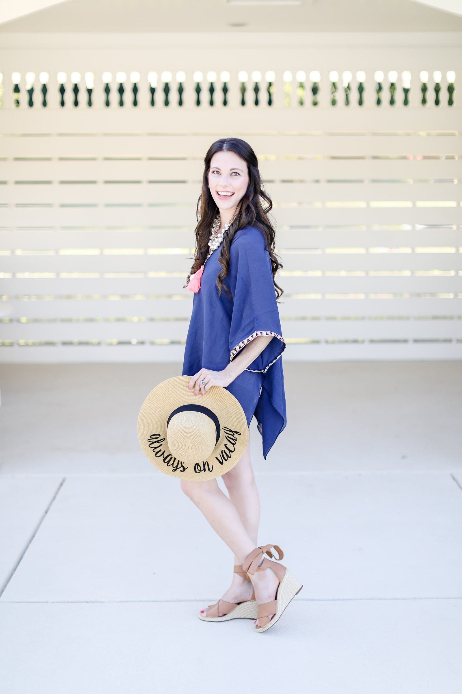 always on vacay straw hat | elle bowes