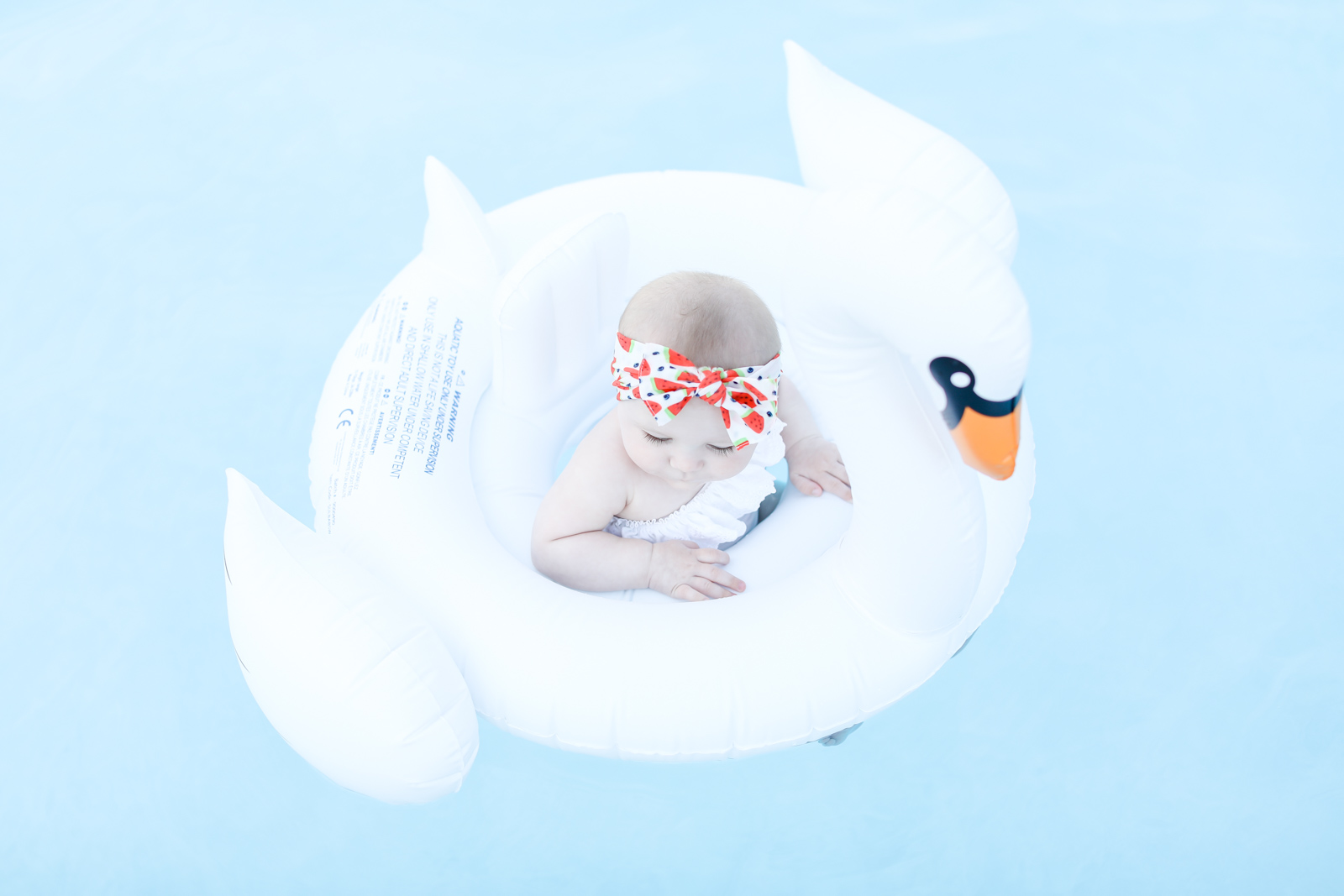 swan baby float flamingo baby float baby bling watermelon bow | elle bowes