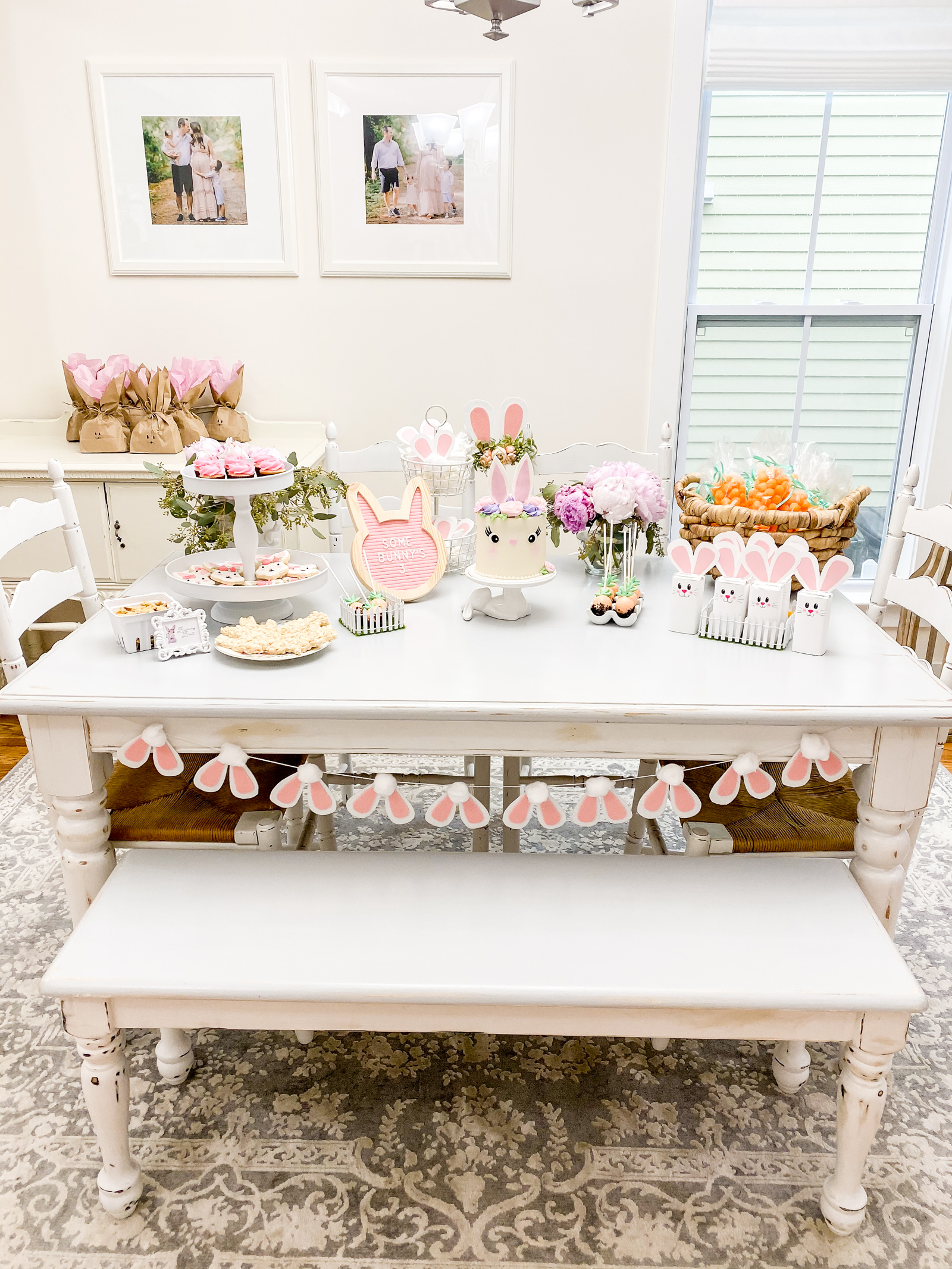 Bunny Theme Birthday Party | Ryann Turns 3! | Elle Bowes